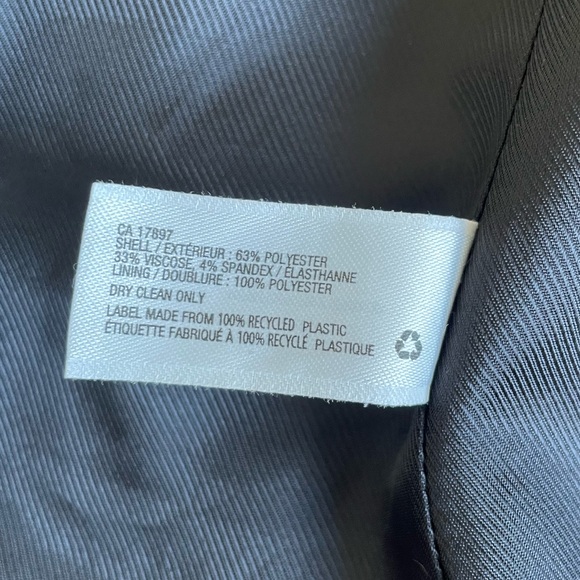 Gap classic fitted blazer NWOT size 0 black - Picture 7 of 10